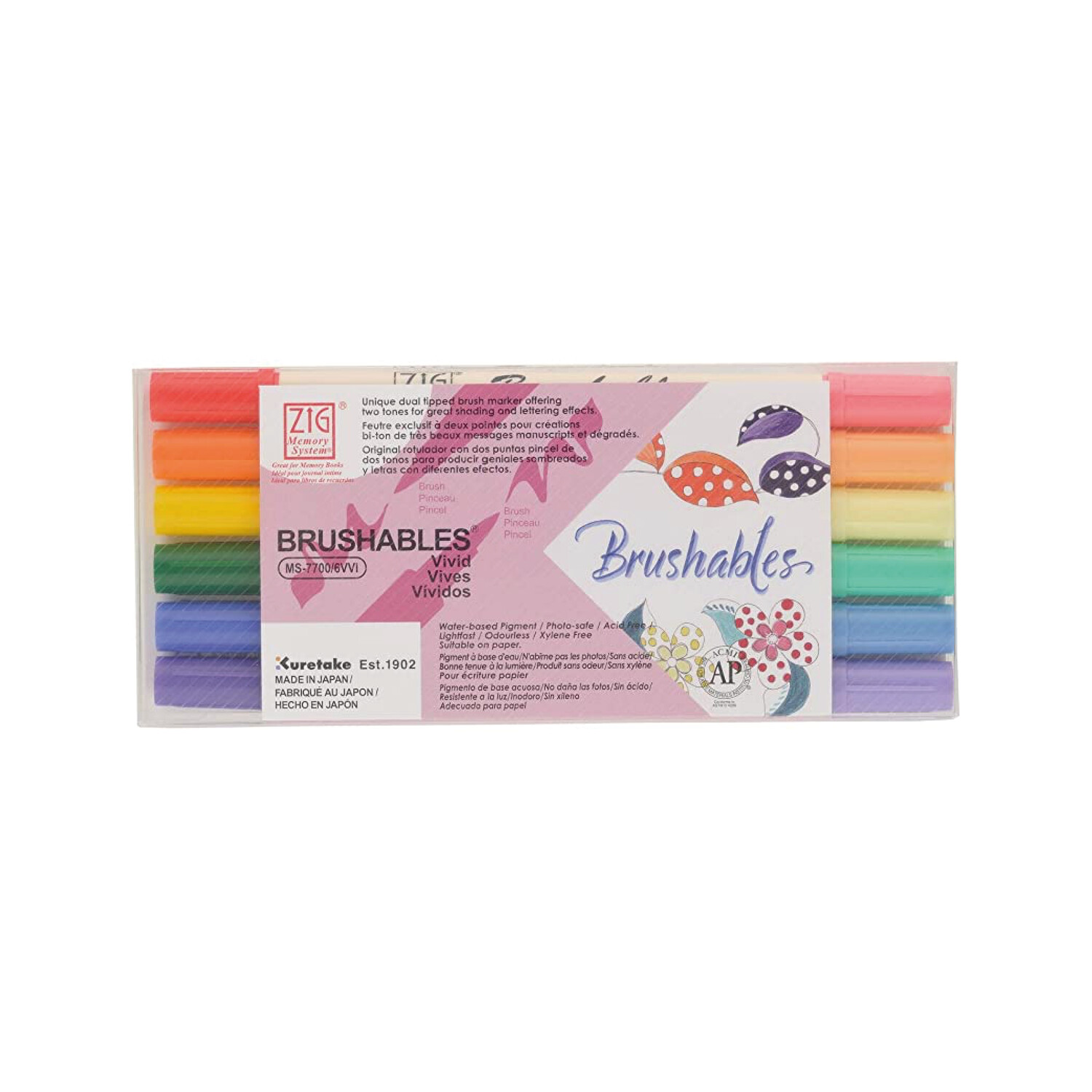 Zig Brushables Vivid- Set 6