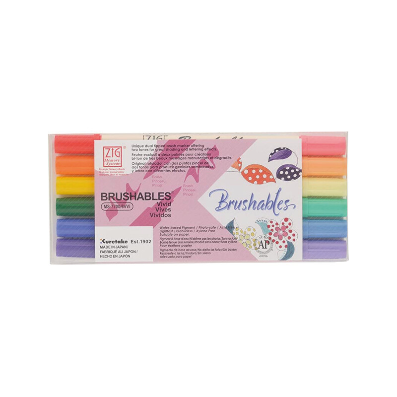 Zig Brushables Vivid- Set 6