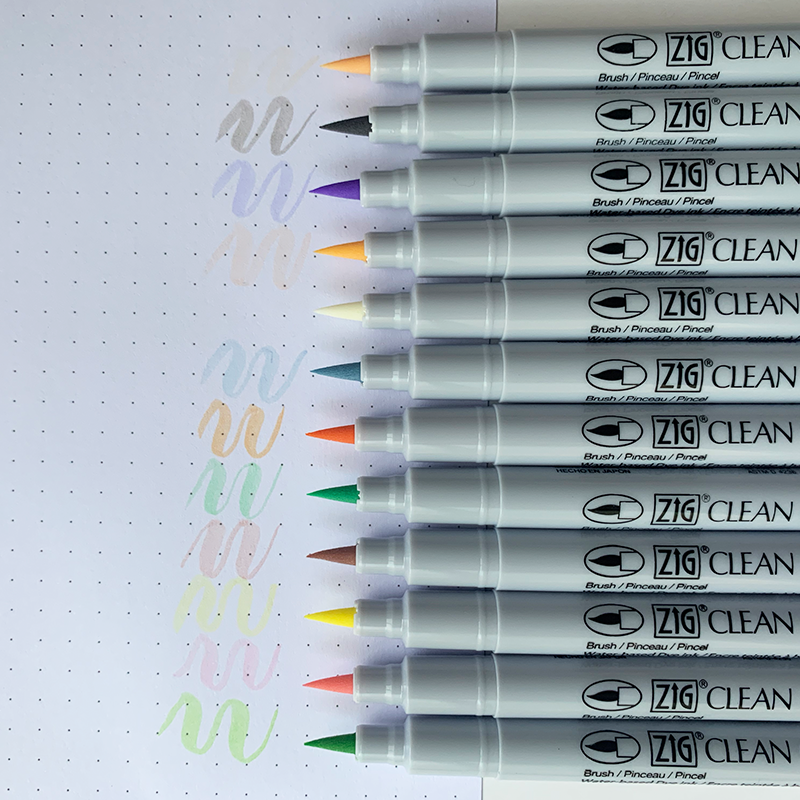 ZIG Clean ColorFB Set 12 Soft