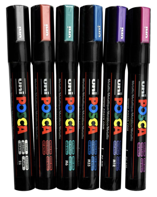 Set Posca 5M PC - Metalicos