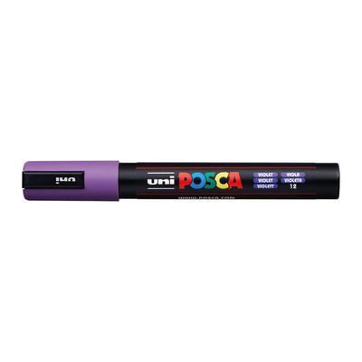 Posca PC 5M- Violet (unidad)