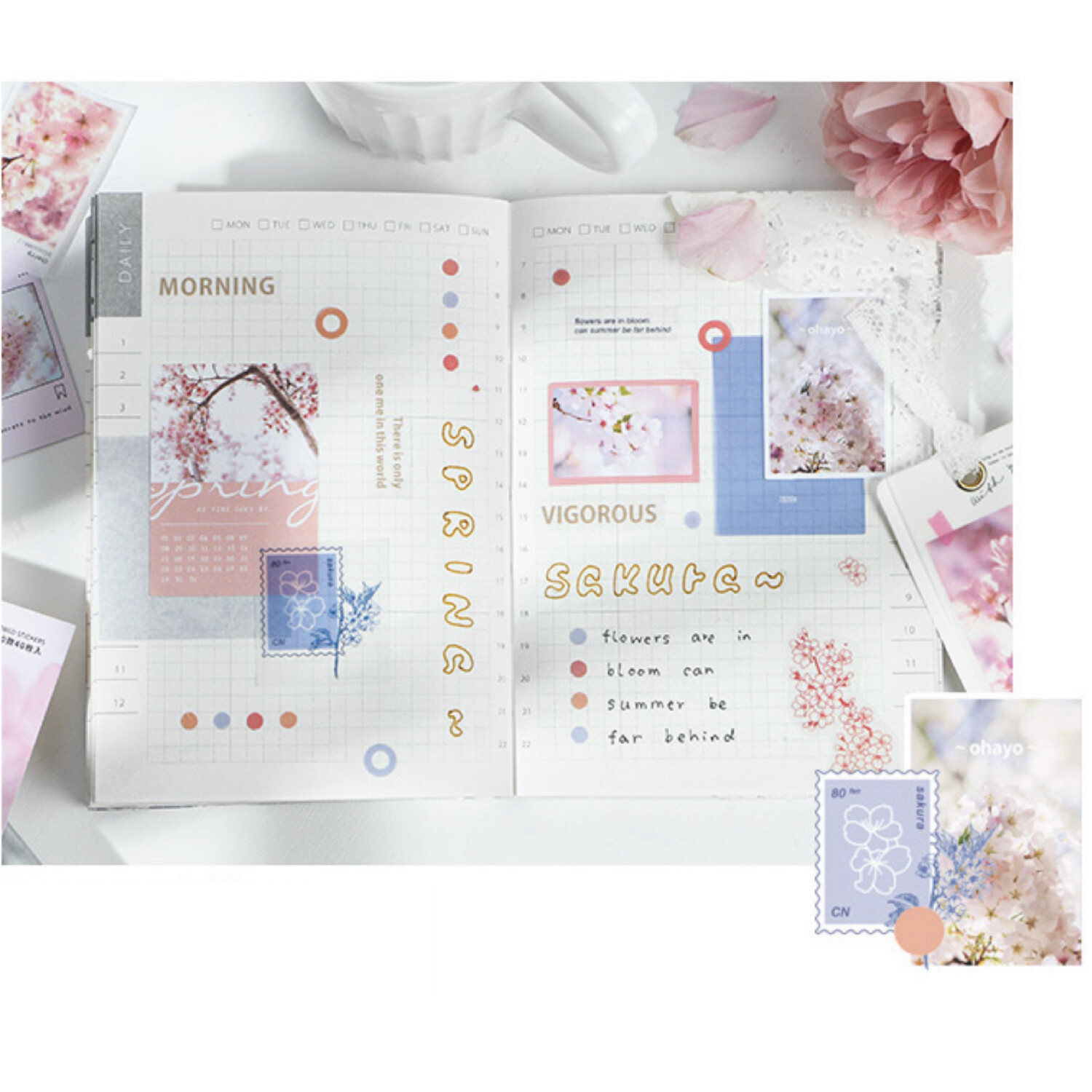 Blossoms - Set Stickers