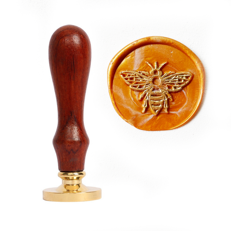 Sello metalico para lacre- Bee