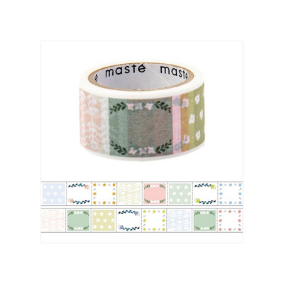 Washi Masté- Monthly Flowers