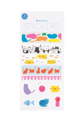 WASHI STICKERS - CATS