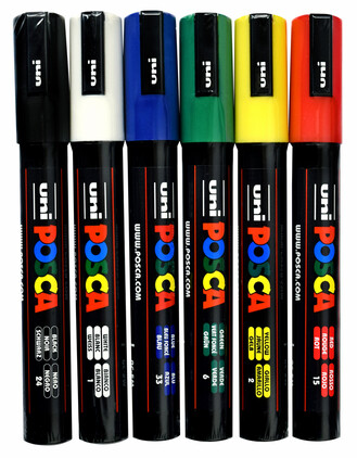 Set Posca PC 5M-  Basicos