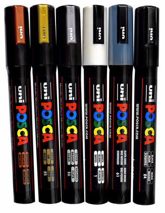 Set Posca PC 5M - Shadowing