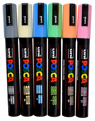 Set Posca PC 5M - Pale