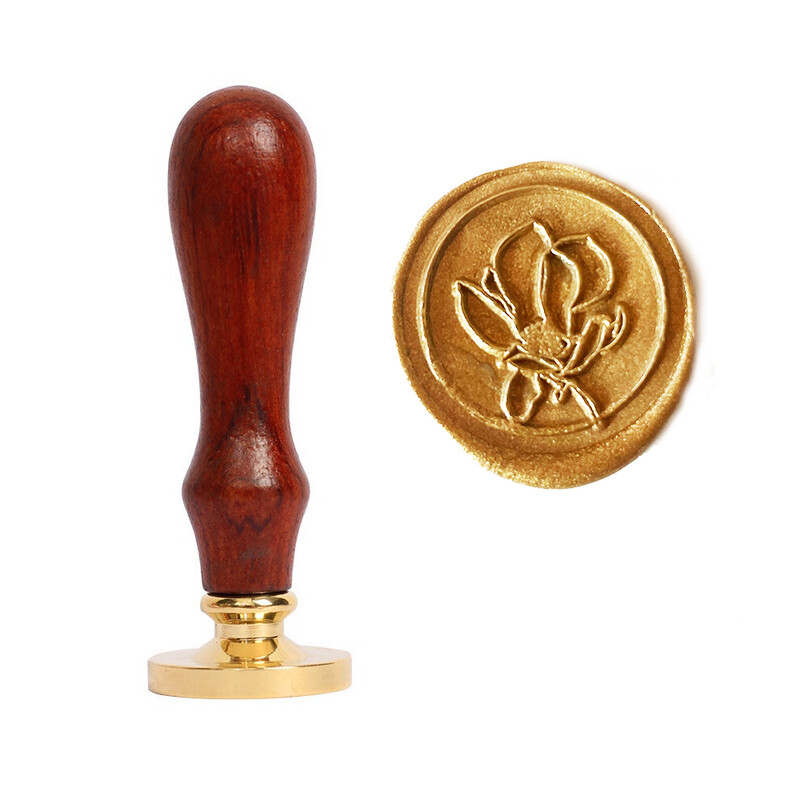 Sello metalico para lacre- Magnolia