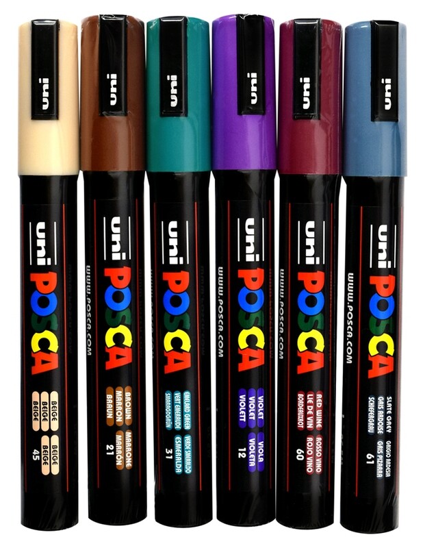 Set Posca PC 5M - Bold