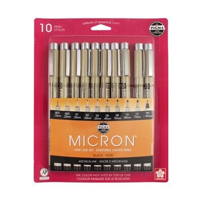 Sakura Micron set 10