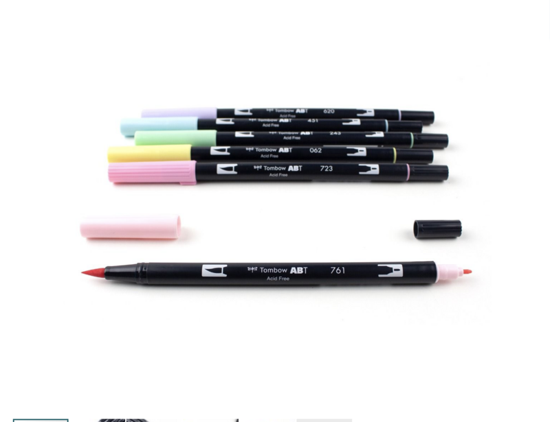 Tombow Dual 6 Pastel
