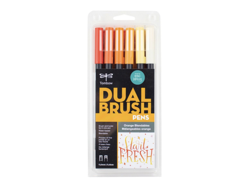 Tombow Dual 6 Orange
