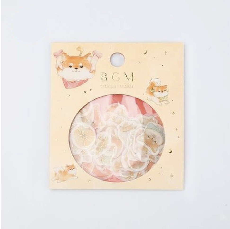 BGM Washi Stickers - Shiba Dog