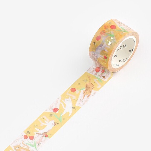 BGM Washi Tape - Cat songs