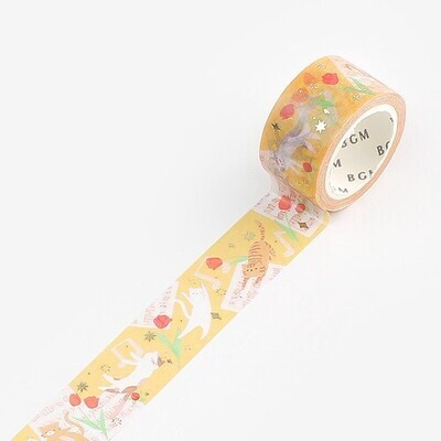 BGM Washi Tape - Cat songs