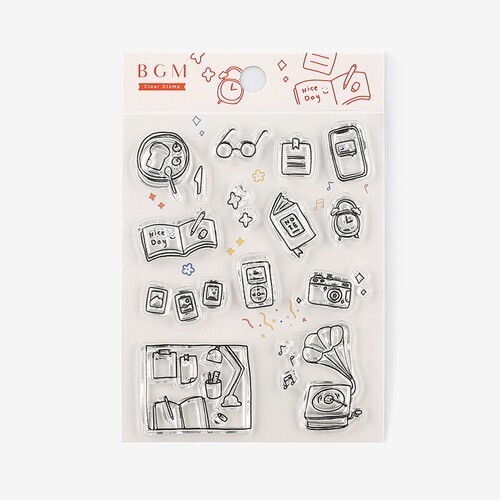 BGM Clear Stamp Happy Life