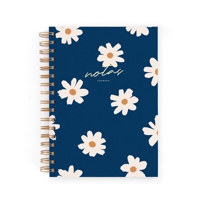 Cuaderno Charuca - A5  Floral Navy