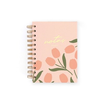 Cuaderno Charuca Mini - Tulipanes pink