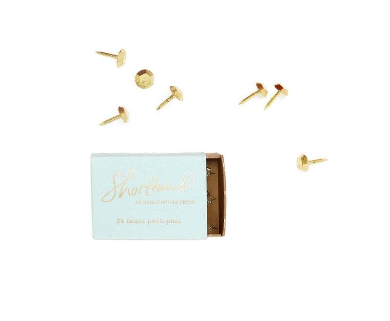 Shorthand push pins - Geometric