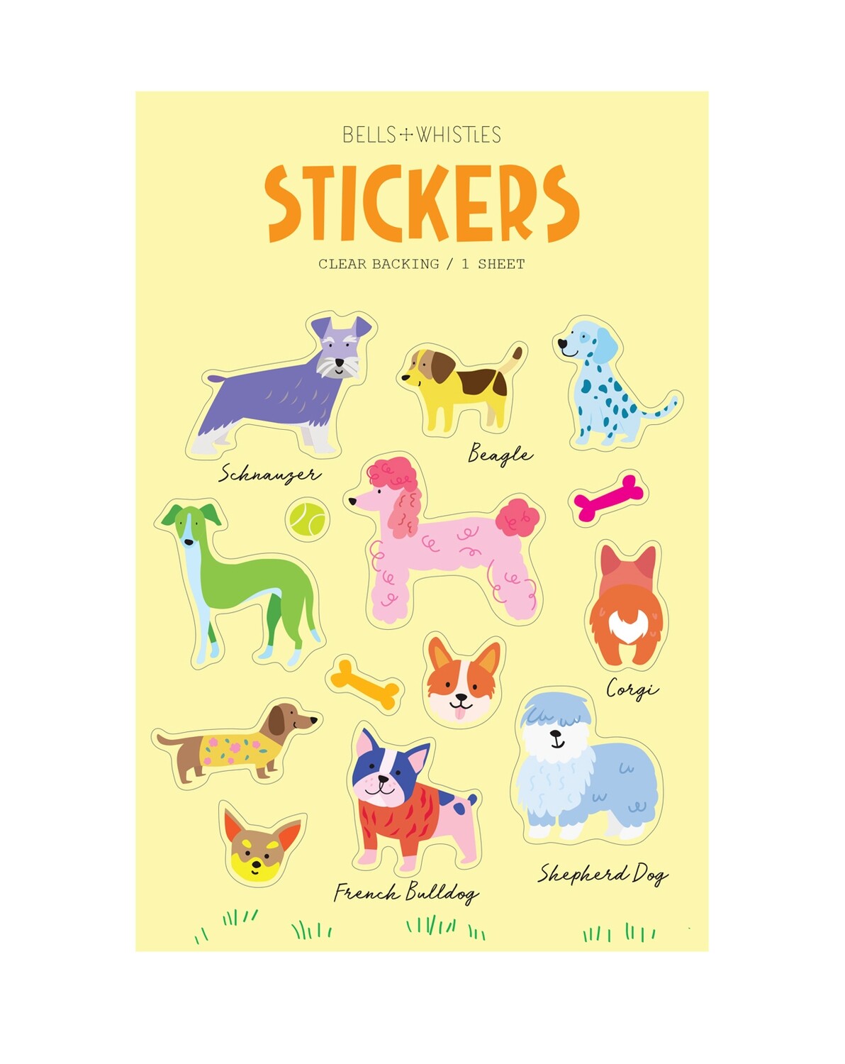 Clear Stickers - Dogs