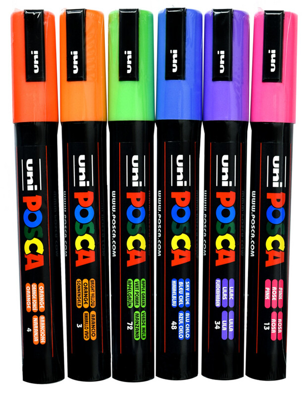 Set Posca PC 5M - Surf