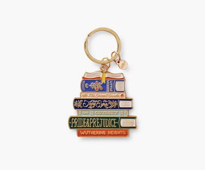 Enamel Keychain Book Club