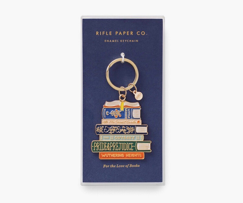 Enamel Keychain Book Club