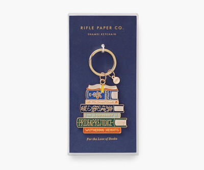 Enamel Keychain Book Club