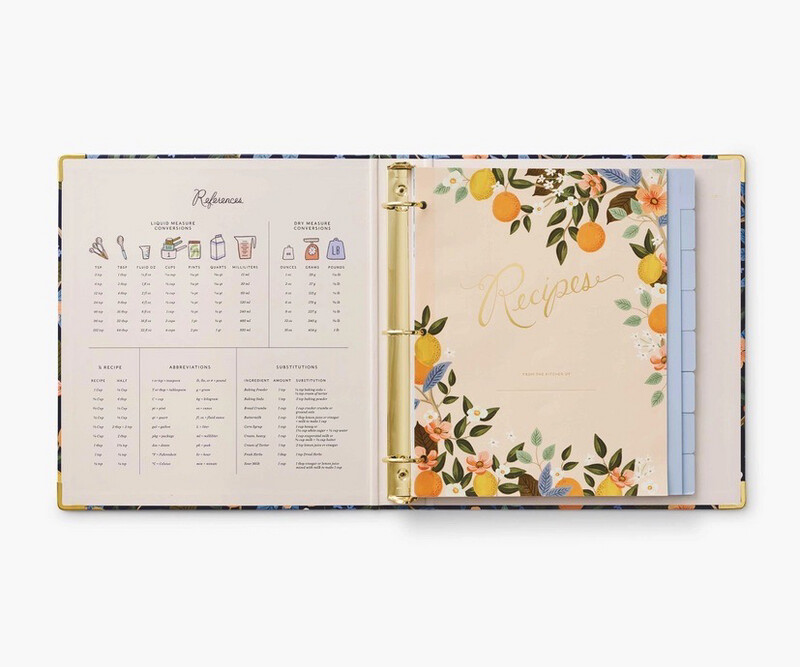 Recipe Binder - Citrus
