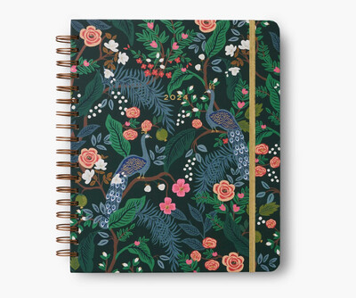 2024 17-Month Large Planner - Peacock