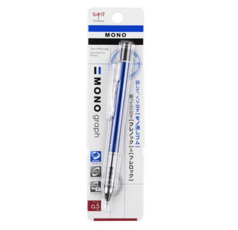 Tombow Mono Graph Mechanical pencil Blue