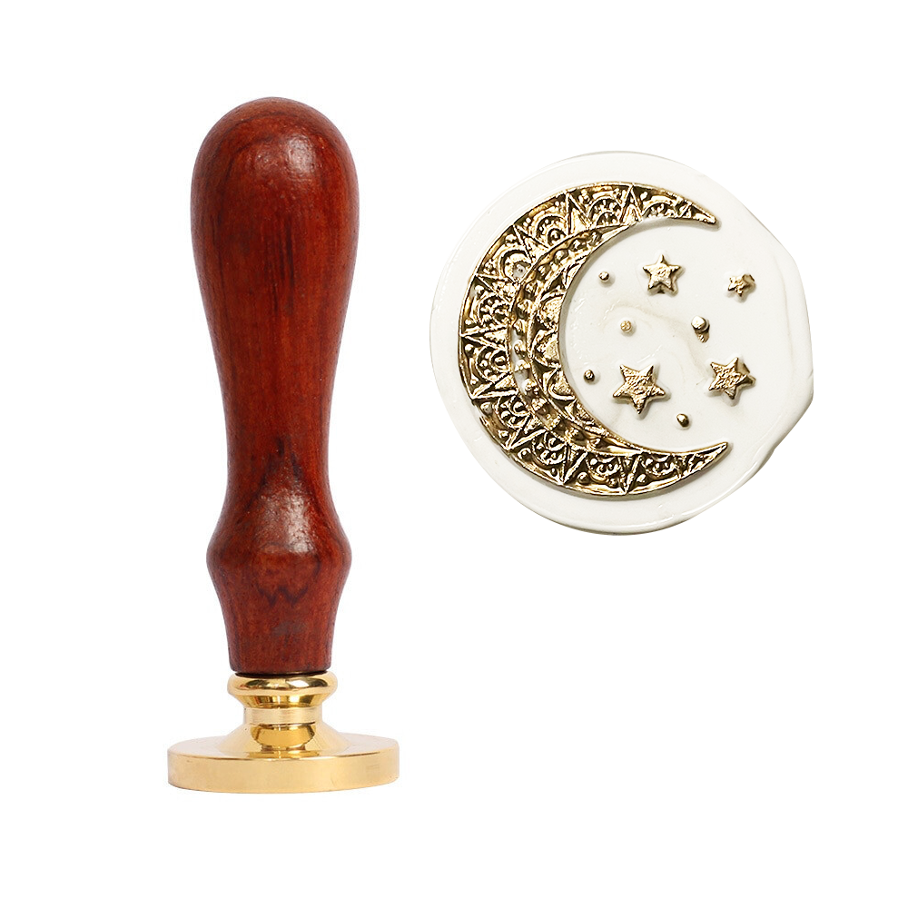 Sello metalico para lacre- Stars and the Moon