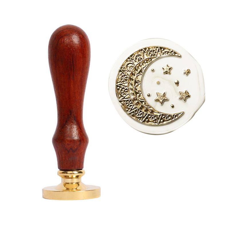 Sello metalico para lacre- Stars and the Moon