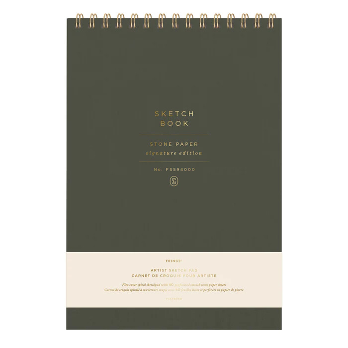 Standard Olive - Stonepaper Sketchbook