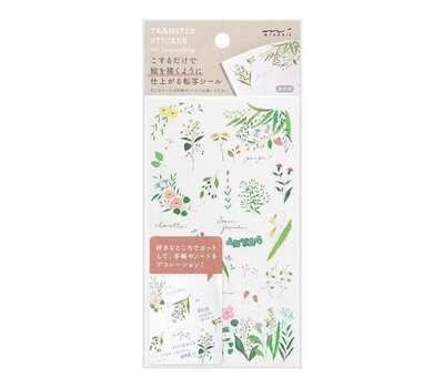 Transfer Stickers - Flowers Plants