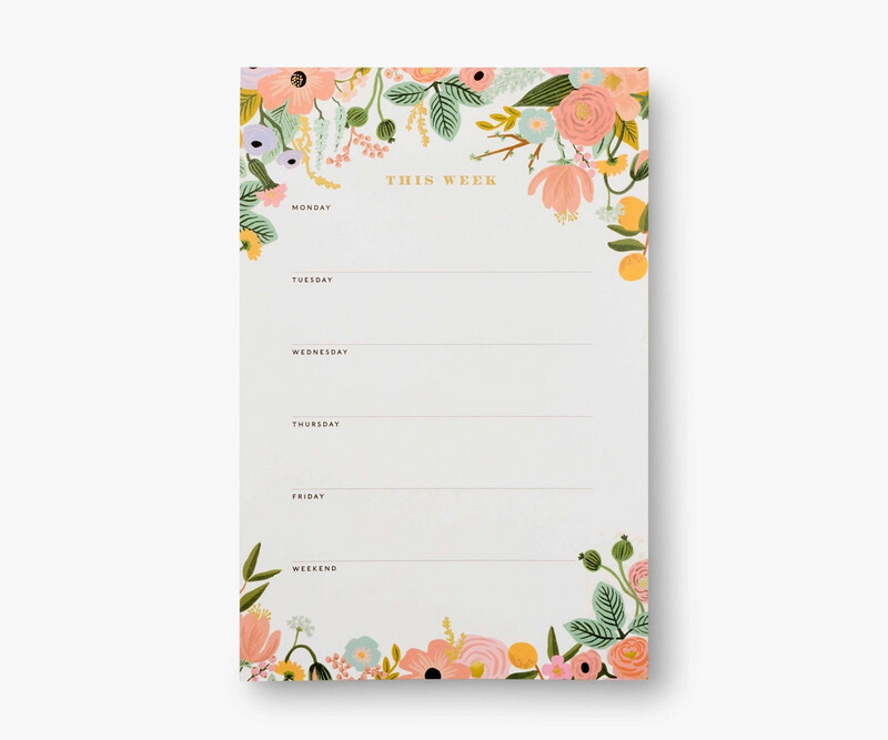 Memo Pad - Weekly Garden Party