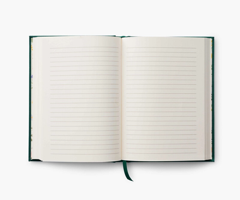 Embroidered Journal - There are always flowers