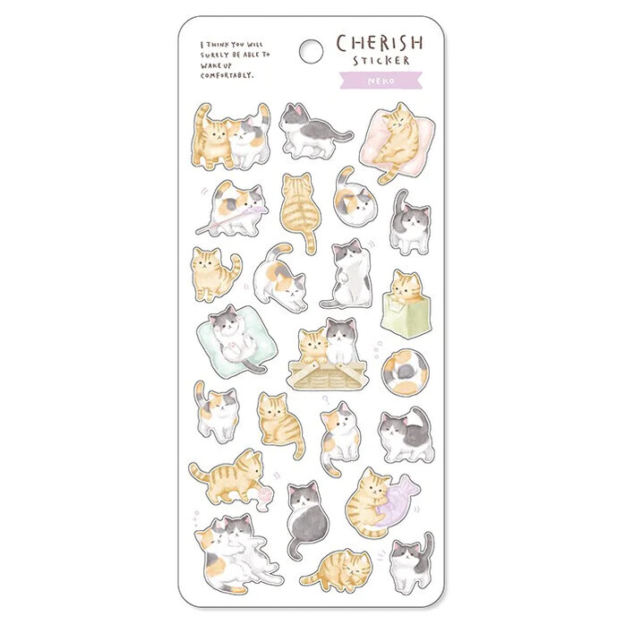 'Cherish' Series Stickers - Cat