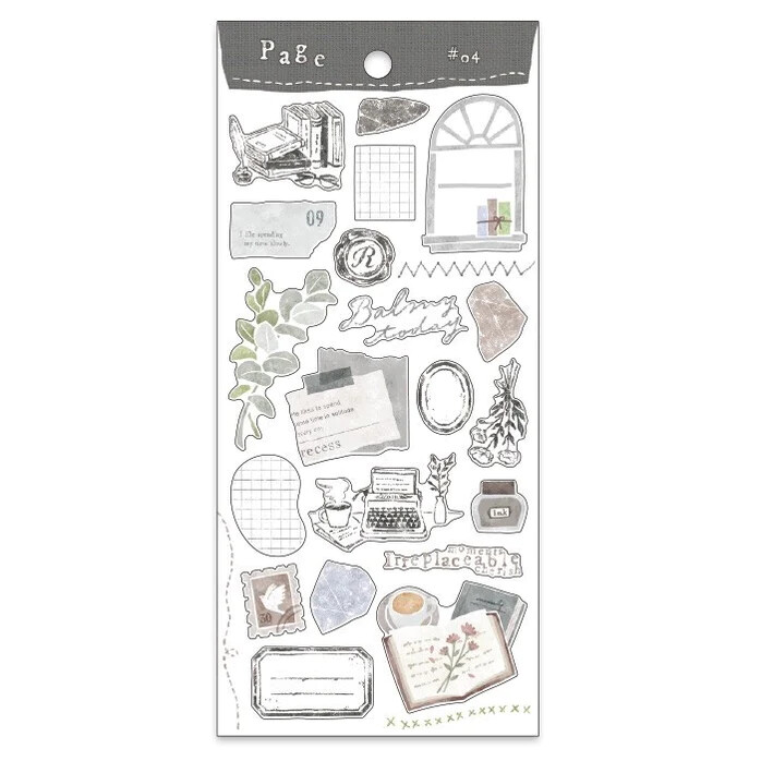 'Page' Series Stickers - Stationery