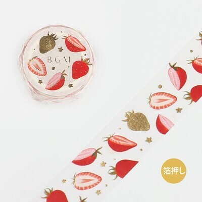 BGM Washi Tape - Strawberry party
