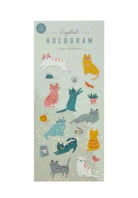 Hologram Stickers - Cats