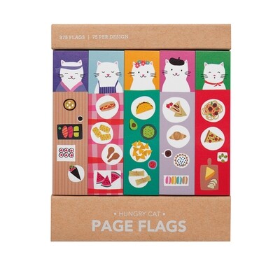 PAGE FLAGS - Hungry cats