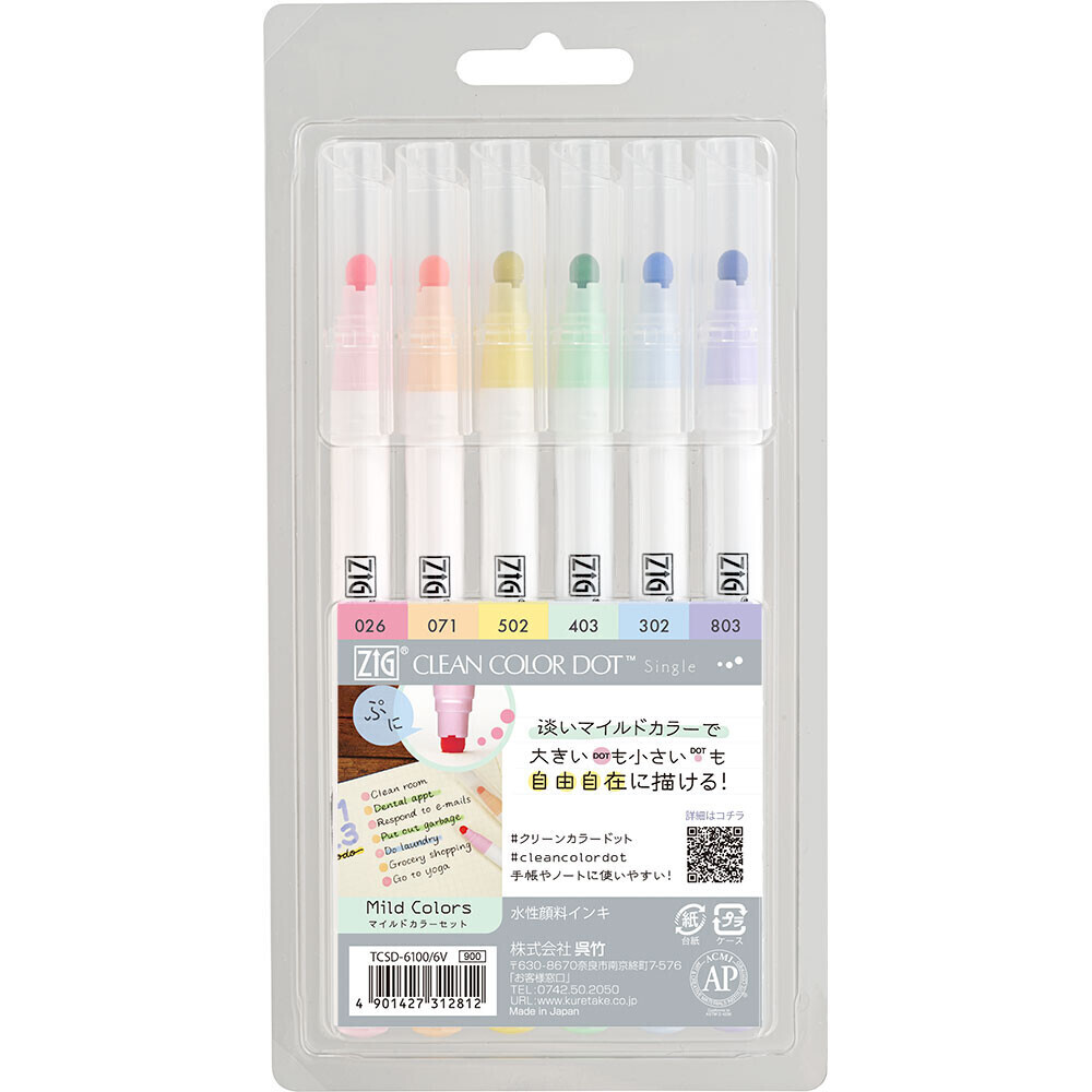 Clean Color Dot Single Tip