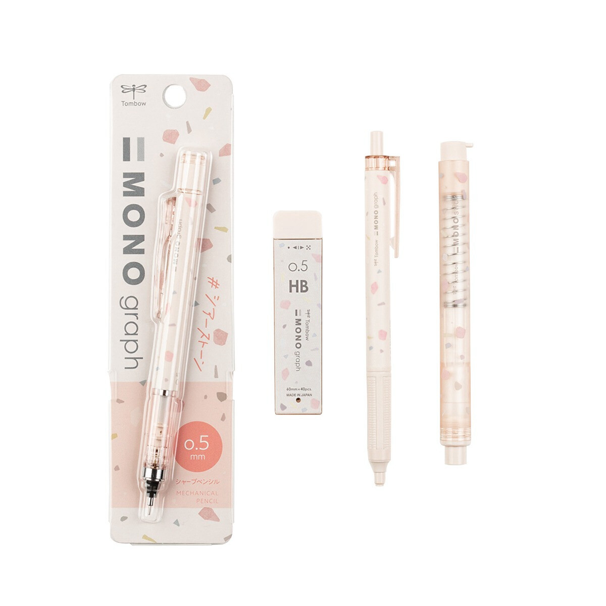 Tombow Terrazzo Collection - Pink Beige