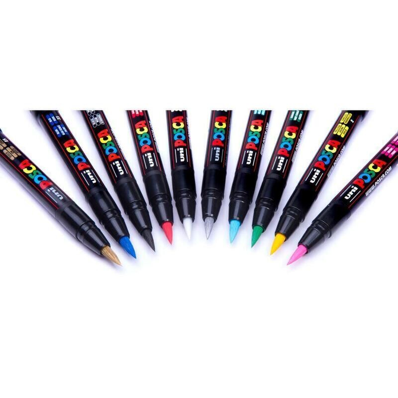Posca PC 350F - Brush - Gold (unidad)