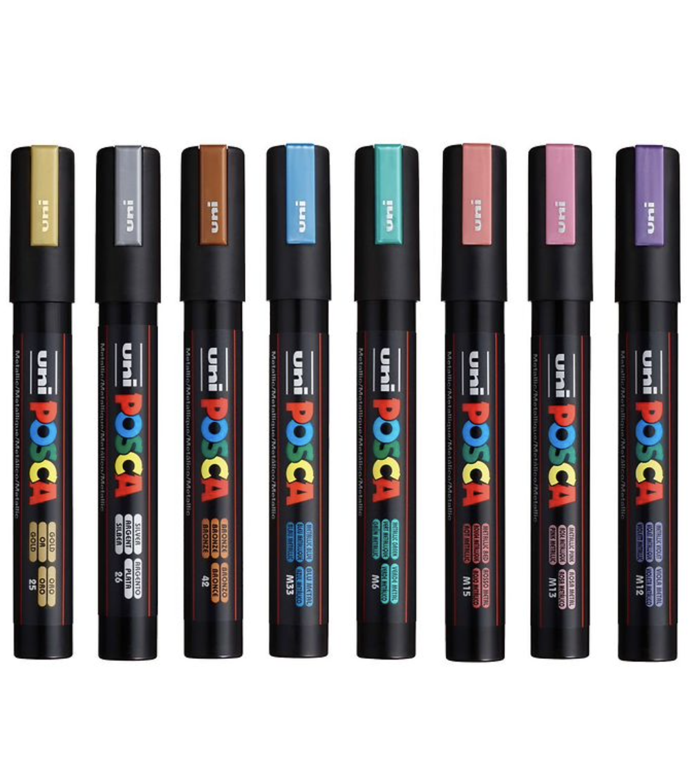 Set Posca PC 5M - Metallic