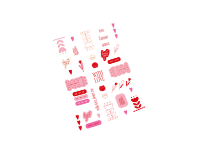 Dominga Stickers - Love Notes