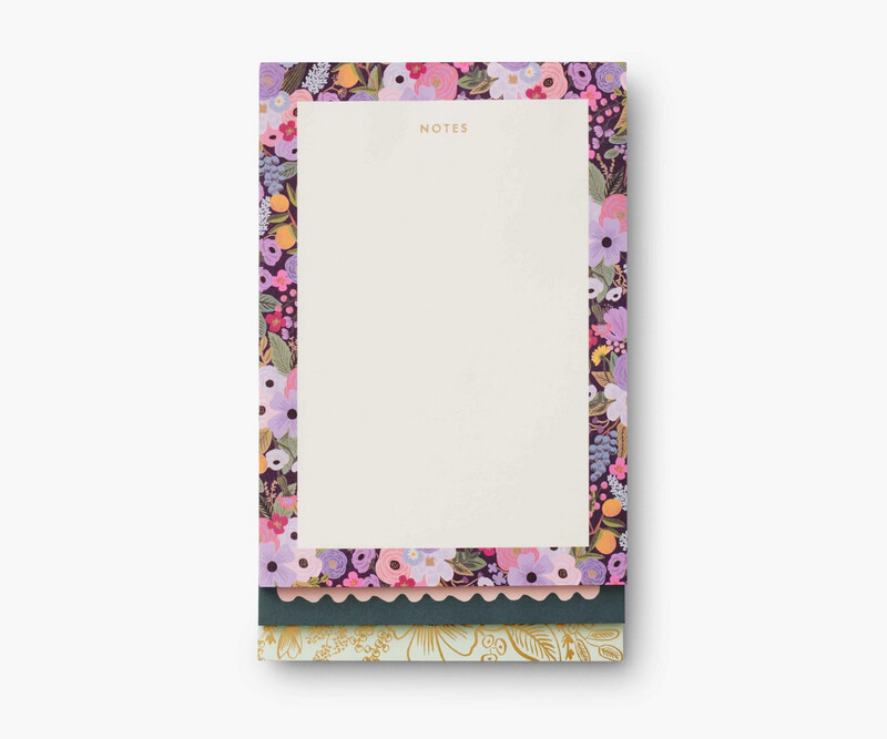 Memo Pad - Garden Party Tiered Notepad