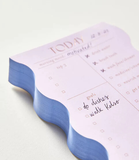 Wavy Notepad - Lilac